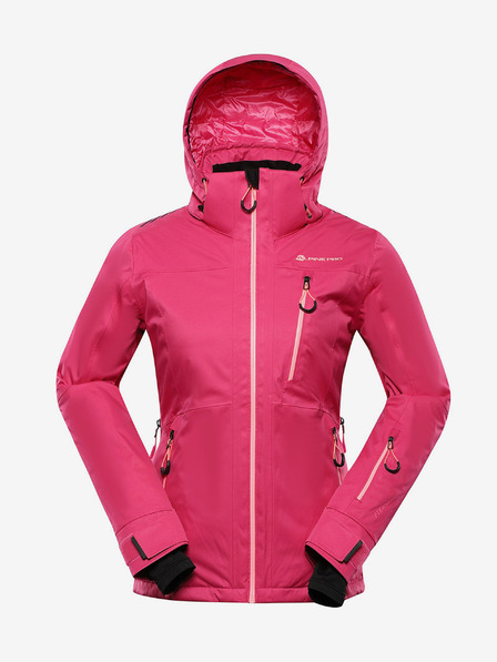 ALPINE PRO Tmavě růžová dámská lyžařská bunda s membránou PTX ALPINE PRO Reama