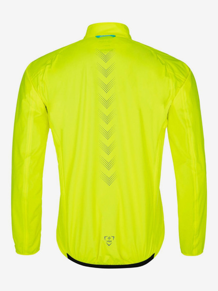Kilpi Neonově žlutá pánská cyklistická nepromokavá bunda Kilpi Rainar-M