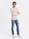 Ombre Clothing Béžový pánský svetr Ombre Clothing