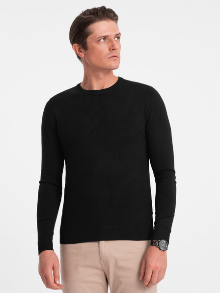 Ombre Clothing Černý pánský svetr Ombre Clothing