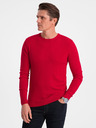 Ombre Clothing Červený pánský svetr Ombre Clothing