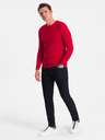 Ombre Clothing Červený pánský svetr Ombre Clothing