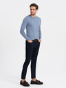 Ombre Clothing Světle modrý pánský svetr Ombre Clothing