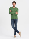 Ombre Clothing Zelený pánský svetr Ombre Clothing