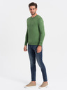 Ombre Clothing Zelený pánský svetr Ombre Clothing