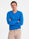 Ombre Clothing Modrý pánský svetr Ombre Clothing