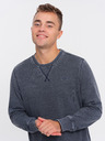 Ombre Clothing Tmavě modrá pánská mikina Ombre Clothing