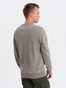 Ombre Clothing Béžová pánská mikina Ombre Clothing