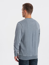 Ombre Clothing Světle modrá pánská mikina Ombre Clothing