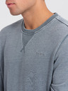 Ombre Clothing Světle modrá pánská mikina Ombre Clothing