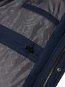 Ombre Clothing Tmavě modrá pánská zimní bunda s umělým kožíškem Ombre Clothing Alaskan