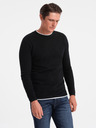 Ombre Clothing Černý pánský svetr Ombre Clothing