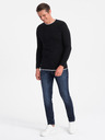 Ombre Clothing Černý pánský svetr Ombre Clothing
