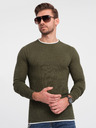 Ombre Clothing Khaki pánský svetr Ombre Clothing