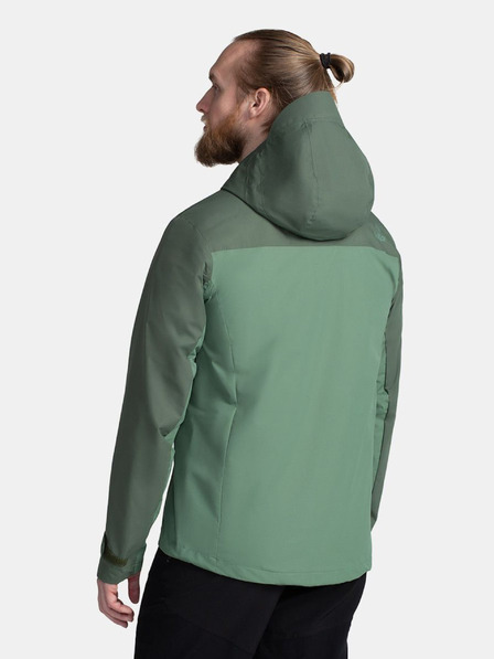 Kilpi Tmavě zelená pánská outdoorová bunda Kilpi SONNA-M