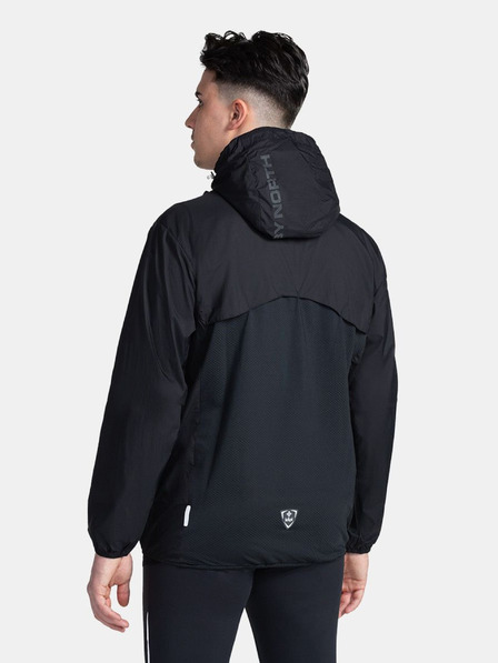 Kilpi Černá pánská lehká anorak bunda Kilpi ANORI-M