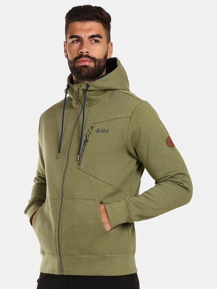 Kilpi Khaki pánská bavlněná mikina Kilpi PREDA-M