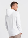 Ombre Clothing Bílá pánská mikina s potiskem Ombre Clothing