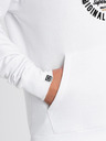 Ombre Clothing Bílá pánská mikina s potiskem Ombre Clothing