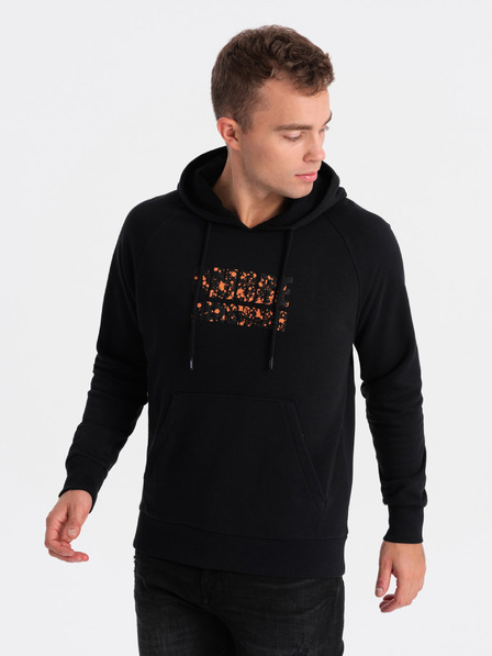 Ombre Clothing Černá pánská mikina Ombre Clothing