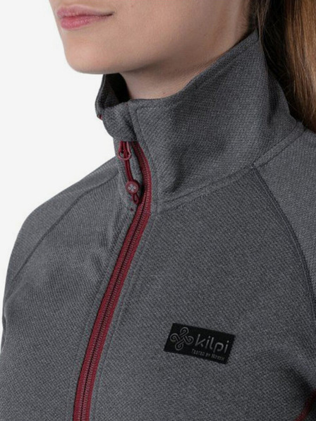 Kilpi Tmavě šedá dámská outdoorová mikina Kilpi TAUER-W