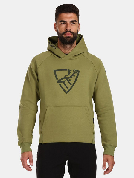 Kilpi Khaki pánská bavlněná mikina Kilpi FJELA-M