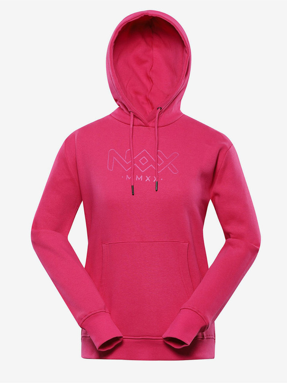 NAX Tmavě růžová dámská mikina NAX Werena