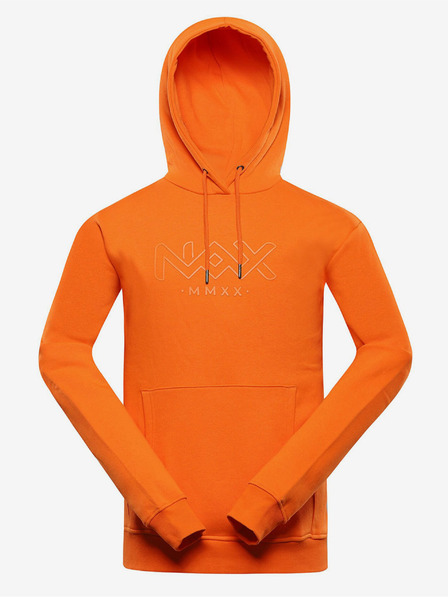 NAX Oranžová pánská mikina NAX Azer