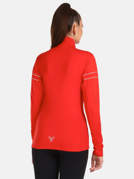 Kilpi Červené dámské sportovní tričko s rolákem KILPI LEEMA