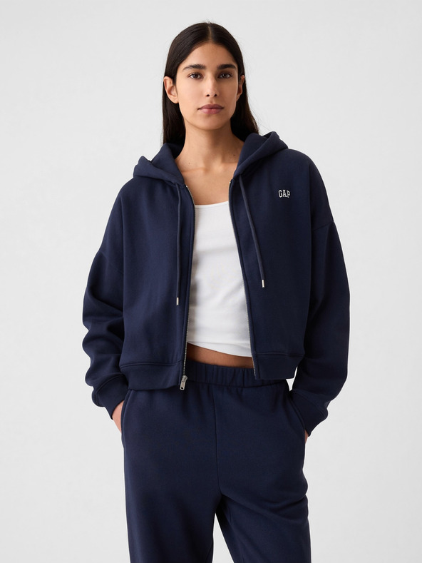 GAP Mikina crop s kapucí GAP