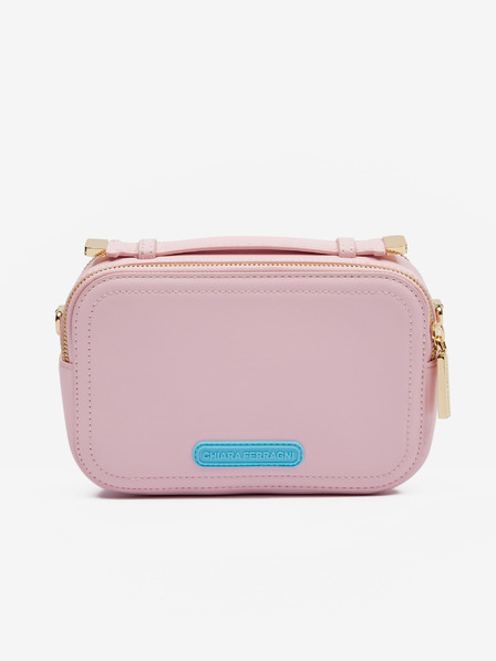 CHIARA FERRAGNI Světle růžová dámská kabelka CHIARA FERRAGNI Eyelike Bags