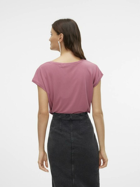 Vero Moda Růžové dámské tričko Vero Moda Filli