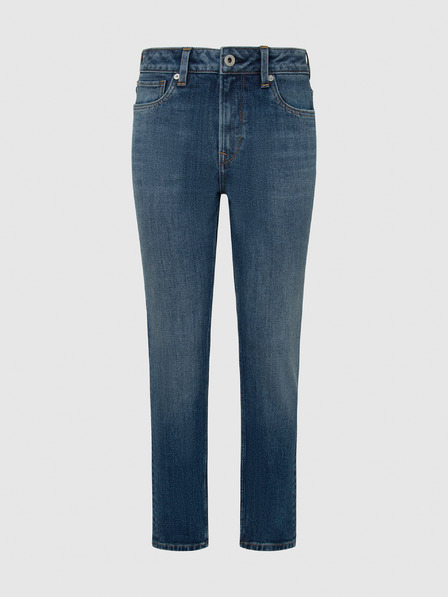 Pepe Jeans Modré dámské tapered džíny Pepe Jeans