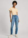 Pepe Jeans Modré dámské straight fit džíny Jeans Pepe Jeans
