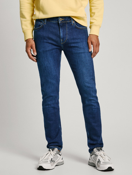 Pepe Jeans Tmavě modré pánské slim fit džíny Pepe Jeans