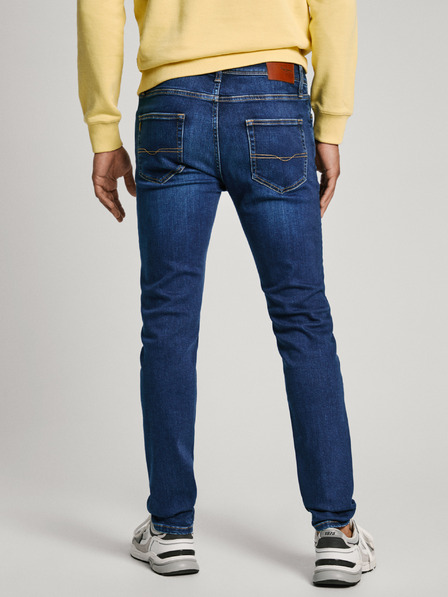 Pepe Jeans Tmavě modré pánské slim fit džíny Pepe Jeans
