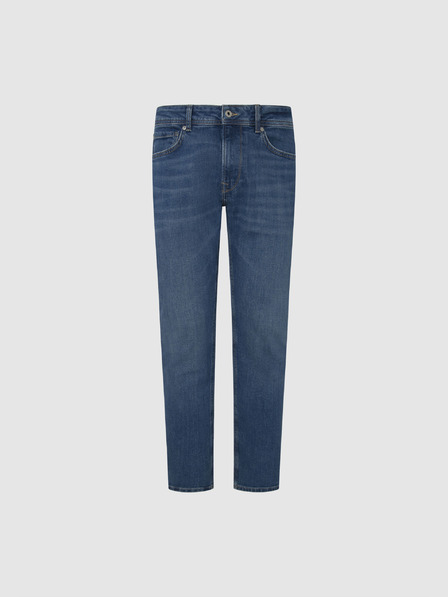 Pepe Jeans Modré pánské džíny tapered fit Pepe Jeans