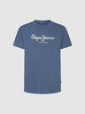 Pepe Jeans Modré pánské tričko Pepe Jeans