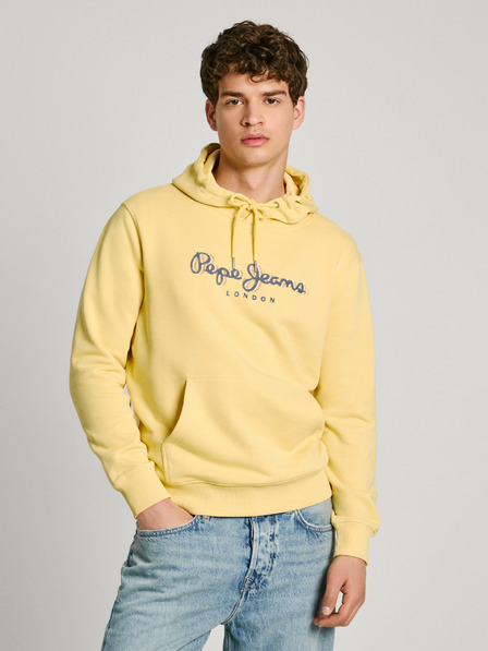 Pepe Jeans Žlutá pánská mikina s kapucí Pepe Jeans