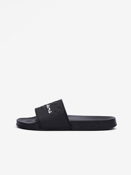 Pepe Jeans Černé pánské pantofle Pepe Jeans Slider Young