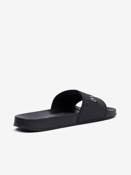 Pepe Jeans Černé pánské pantofle Pepe Jeans Slider Young