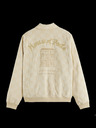 Scotch & Soda Krémová pánská manšestrová bunda Scotch & Soda College