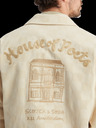 Scotch & Soda Krémová pánská manšestrová bunda Scotch & Soda College