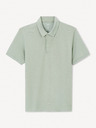 Celio Šedé pánské polo tričko Celio Jeterne CoolMax