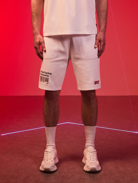 Celio Bílé pánské kraťasy Celio UFC