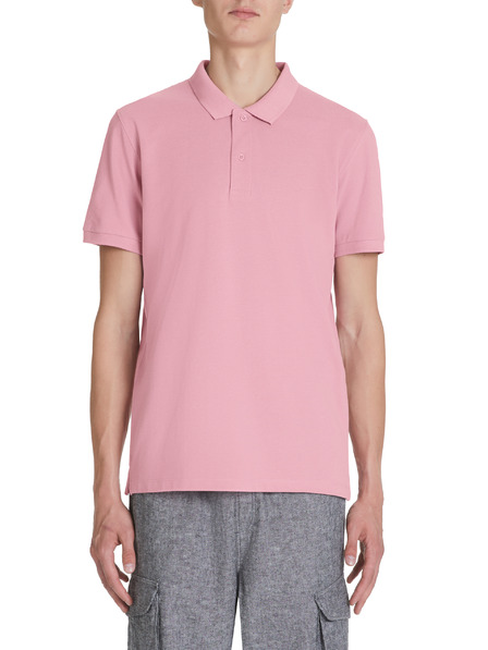 Celio Růžové pánské polo tričko Celio Teone