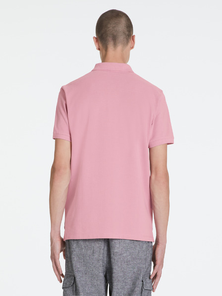 Celio Růžové pánské polo tričko Celio Teone