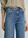 Pepe Jeans Modré dámské straight džíny Pepe Jeans
