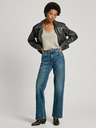 Pepe Jeans Modré dámské wide džíny Pepe Jeans