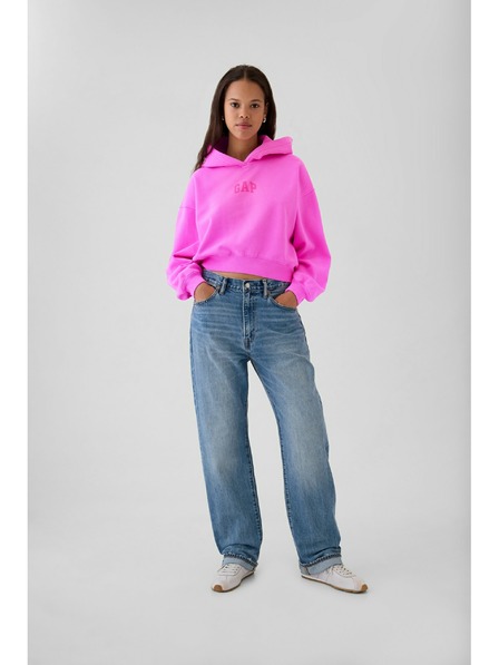 GAP Oversize crop mikina s logem GAP